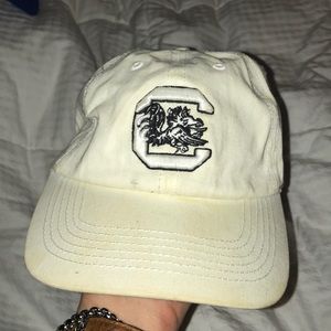 South Carolina leather back hat🌳